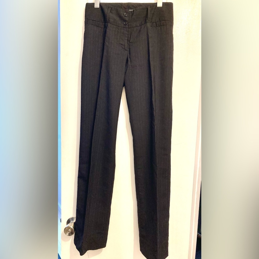 Dolce & Gabbana vintage black pinstripe bootcut pants